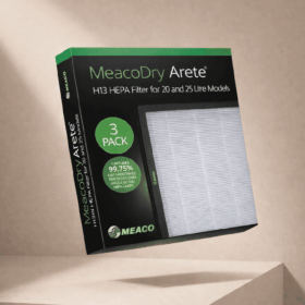 MeacoDry Arete® Filtro HEPA H13 para 20L, CAJA X 3 UNIDADES