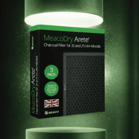 MeacoDry Arete Filtro de Carbón Activado para Arete 20L, CAJA X 3 UNIDADES