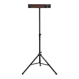 SET - Calefactor de exteriores LarBis COMFORTalu + tripode POLEtripod color negro